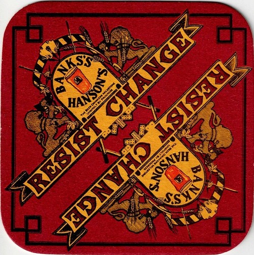 Banks hanson beer mats - beer,