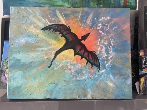 Original acrylic painting - original,