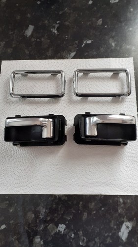 Pair ford capri chrome - o,