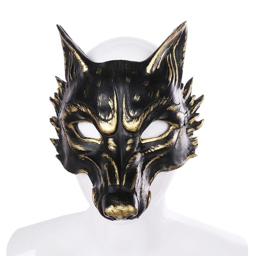 Scary animal half face mask - face,