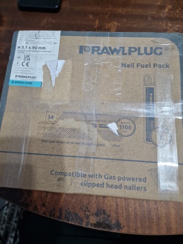 Rawplug nail fuel pack 1100 - pack,