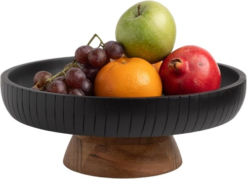 Lavauk mango wood fruit bowl - lavauk,