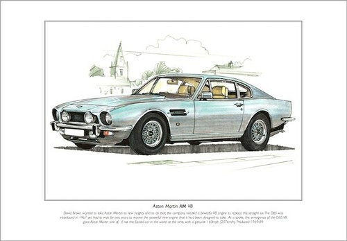 Fine art print depicting aston - depicting,