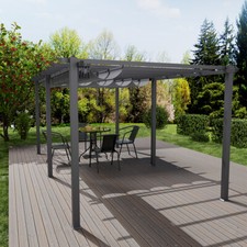 3/4/6M Metal Pergola Gazebo