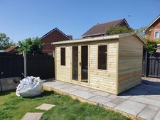 SUMMER HOUSE APEX GARDEN SHED