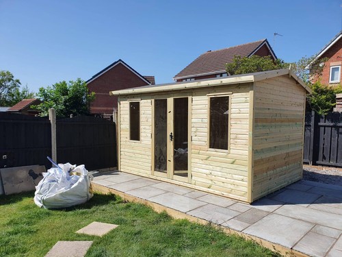 Summer house apex garden - apex, shed