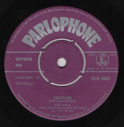 Jim dale sugartime - -, 7"