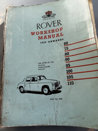 Rover genuine workshop - rover,
