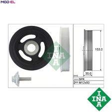 BELT PULLEY SET CRANKSHAFT 544