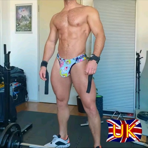 Men cartoon stretch briefs - cartoon,