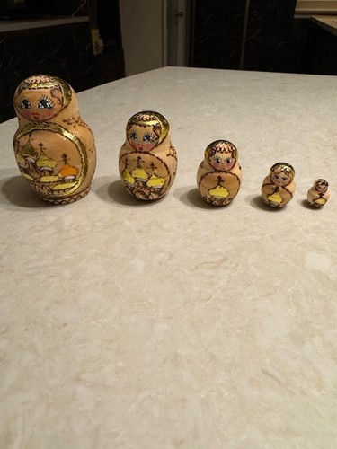Vintage russian matryoshka - russian,