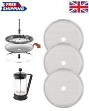 3 Pack 2.75in Cafetiere Mesh Coffee Press Filter Mesh Replacement 350 ml,24/7 UK