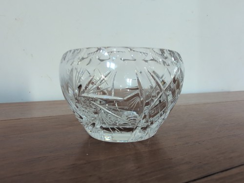 Small cut crystal glass - small,