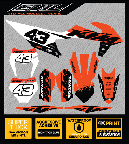 Custom graphics kit - graphics, kit: