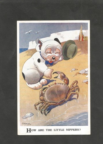 Postcard comic bonzo little - postcard,