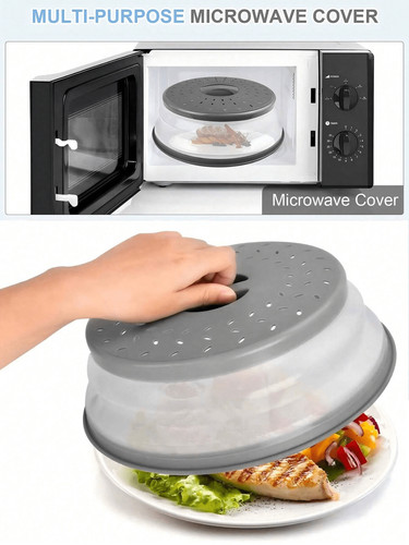 Foldable microwave food plate - microwave,