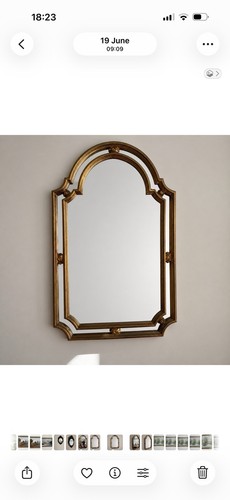 Funky vintage gold arched - arched, wall