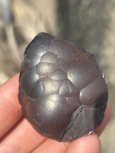 Kidney ore with calcites - kidney, and