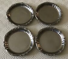 VINTAGE ALESSI COASTERS INOX STAINLESS STEEL 18/10 x 4