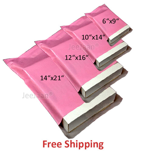 Pink coloured mailing bags - mailing,