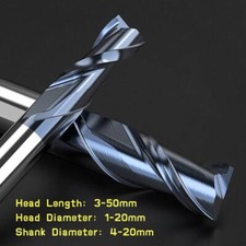 1mm to 20mm Solid Carbide End