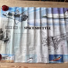 Vintage Poster - Plaistow Pictorial No.8 NASA Spaceshuttle 34.5x24.5"