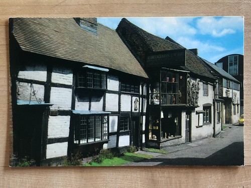 Postcard old cottage - postcard,