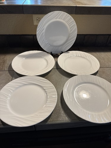 Corelle swept white dinner - corelle,