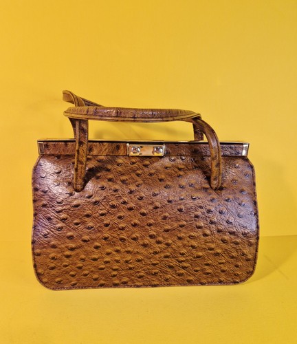Vintage 1950s leather - 1950s, handbag