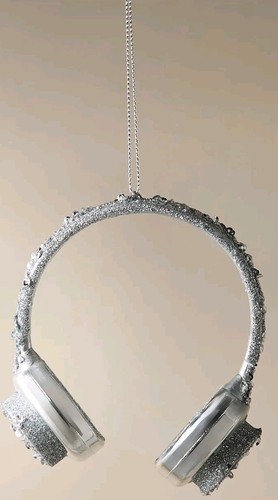 New glass silver - new, headphones