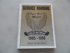 USED Genuine Harley-Davidson Dyna 1995-1996 Service Manual 99481-96A