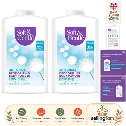 Talc free fresh cotton body - cotton,