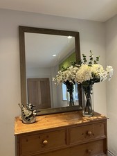 Attractive Very Large Pine Mirror