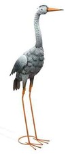 Metal Heron Garden Ornament