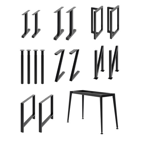 Set steel furniture legs - set,