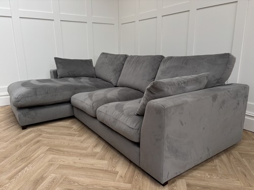 Dfs plush corner chaise sofa - plush,