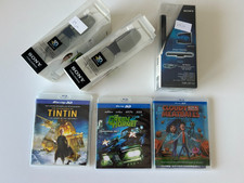 Bundle Sony TDG-BR750 Active 3D Glasses TRM-BR100 3D Sync Transmitter 3D Movies