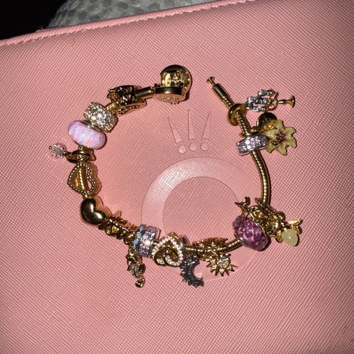 Pandora gold sparkling crown - pandora,