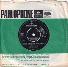 60s Ska Reggae LANCE PERCIVAL shame and scandal 1965 UK 7" Vinyl 45 Mint