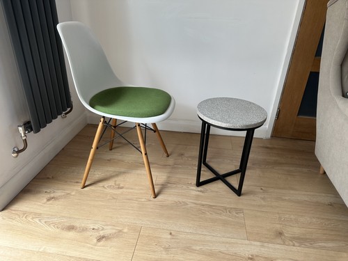 Vitra eames chair white - eames, padded