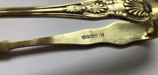 Small Silver Plated EPNS Sugar Tongs Vintage Collectable Decorative