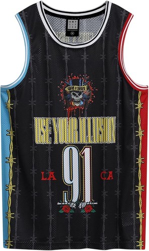 Guns roses basketball vest - guns,