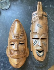 Hand Carved Wooden Wall