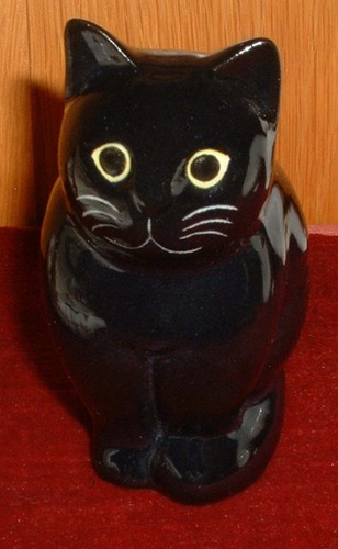 Quail pottery ceramic cat - quail,