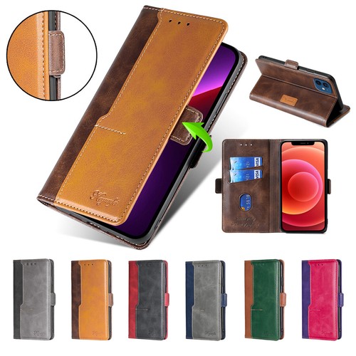 Magnetic leather case - case, for