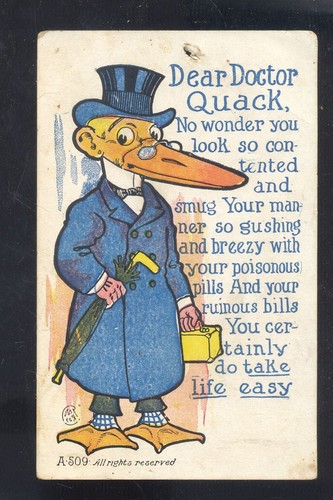 Dressed duck dear doctor quack - dear,