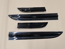 PORSCHE MACAN GTS/S/M/T GENUINE DOOR MOULDING SET OF 4 PAINTED GLOSS BLACK