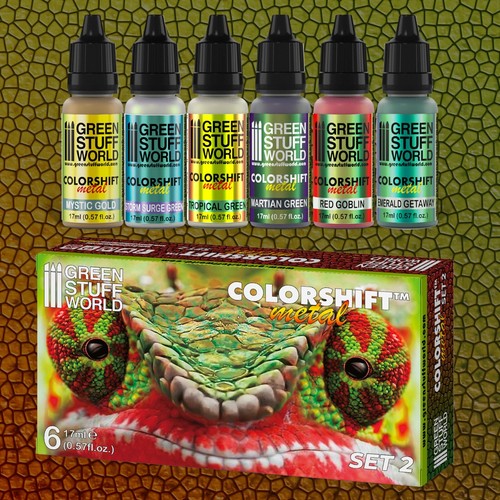 Chameleon acrylic paint - set, 2