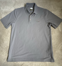 GREG NORMAN GREY 'PLAY DRY' SHORT SLEEVE POLO SHIRT SIZE S VGC