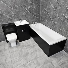 Complete bathroom suite black - complete,